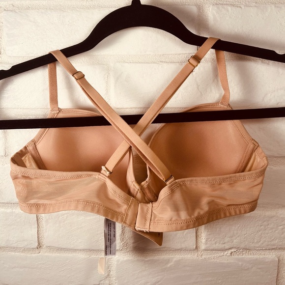 NWT Soma Lightest Lift Lined Demi Underwire Lace Bra 36 B Soft Tan Nude #0304 - Picture 3 of 14